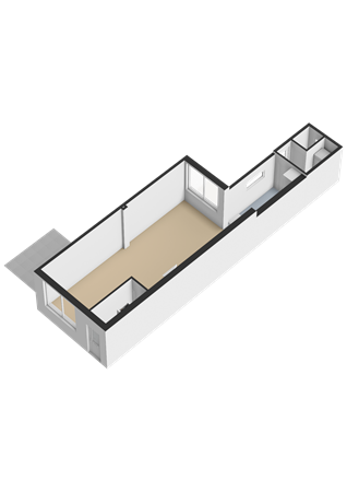 Floorplan - Nieuwstraat 22, 2223 BR Katwijk aan Zee